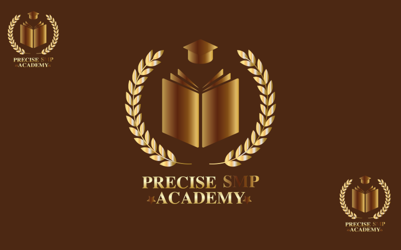 Precieze SMP Academy-logosjabloon
