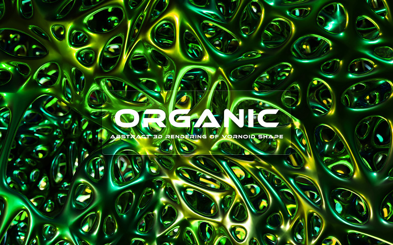 Fondo de metal orgánico 3D 4