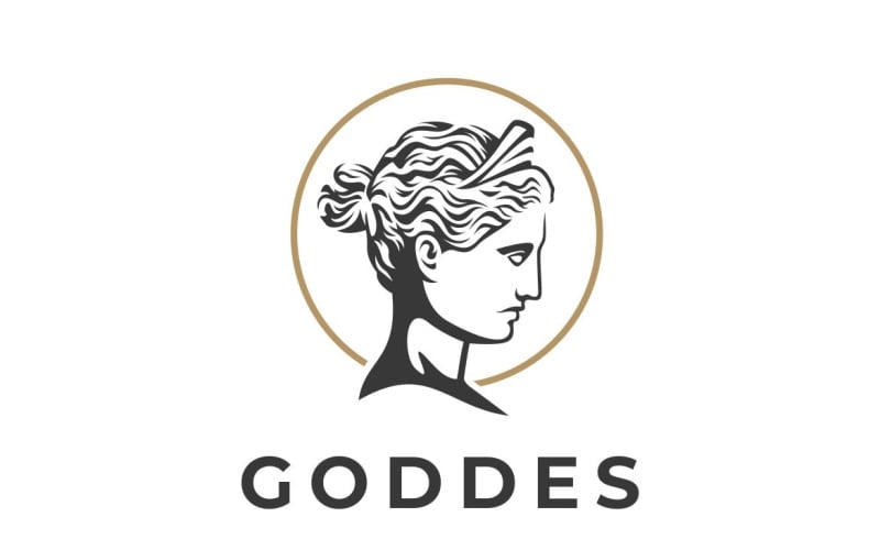 Goddes графічний логотип дизайн вектор