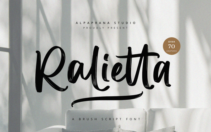 Ralietta - Brush Script-lettertype