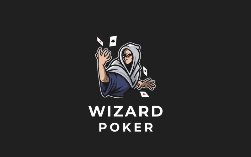 Wizard Poker Grafisch Logo Ontwerp