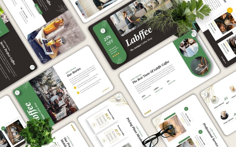 Labffe - Café-Keynote-Vorlage
