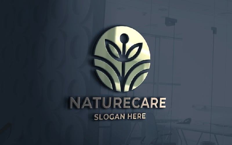 Modelo de logotipo Nature Care Pro