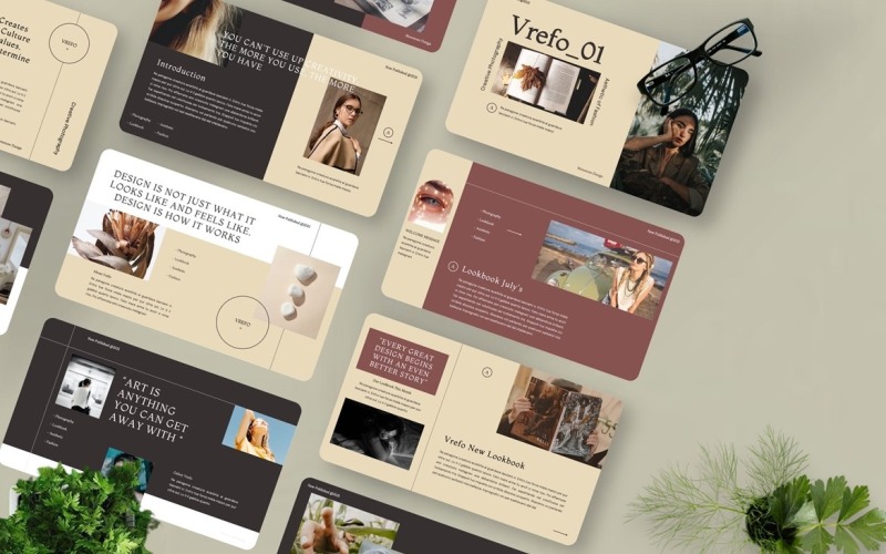 Vrefo - Plantilla de Googleslide de fotografía