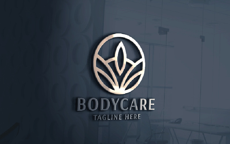Vücut Bakımı Pro Logo Şablonu