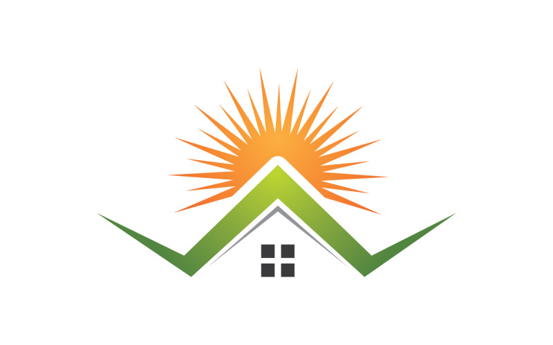 Home sell,property ,building logo vector v7