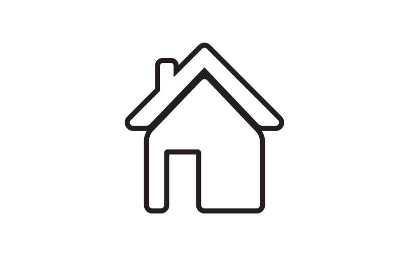 Huis verkopen, onroerend goed, logo vector v11 bouwen