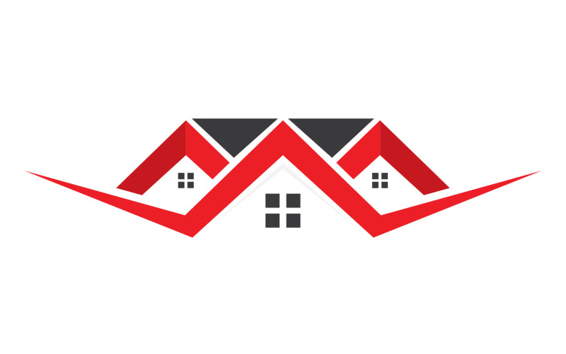 Maison vendre, propriété, bâtiment logo vecteur v40