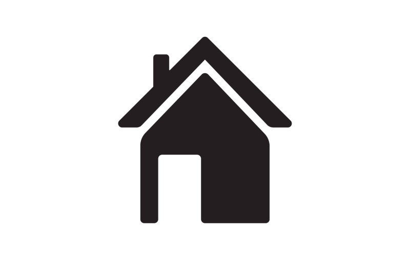 Prodej domů, nemovitosti, logo budovy vector v44