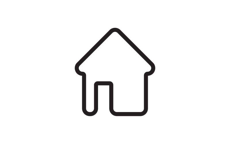 Venta de casa, propiedad, edificio logo vector v2