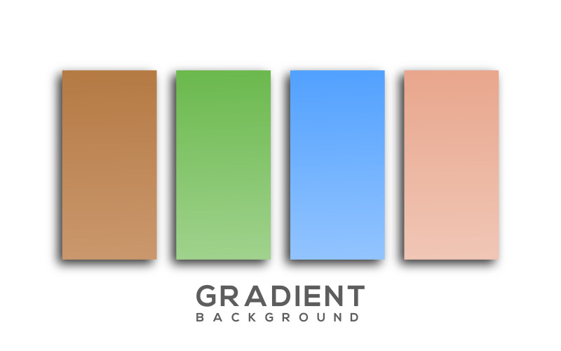 Färg Swatch Gradient Bakgrund Vektorbild