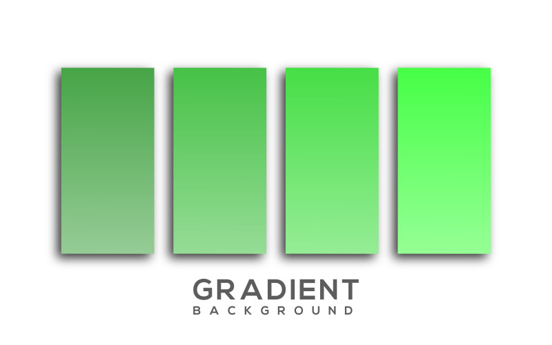 Grön gradient bakgrundsvektor
