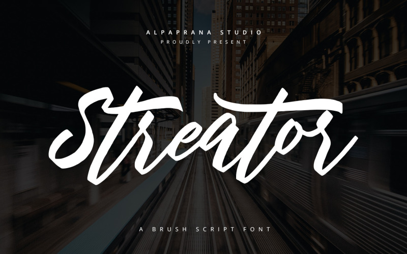 Streator - сучасний скриптовий шрифт