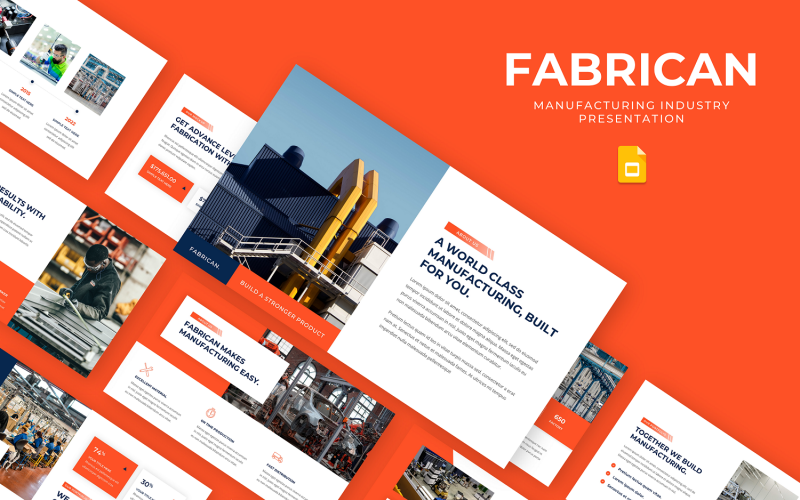 Fabrican — branża produkcyjna Google Slide