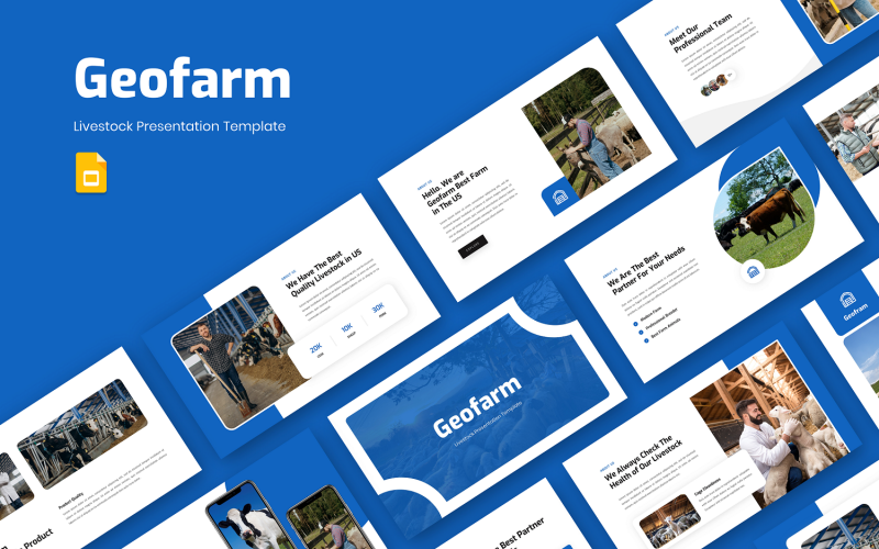 Geofarm - Boerderij en vee Google-dia