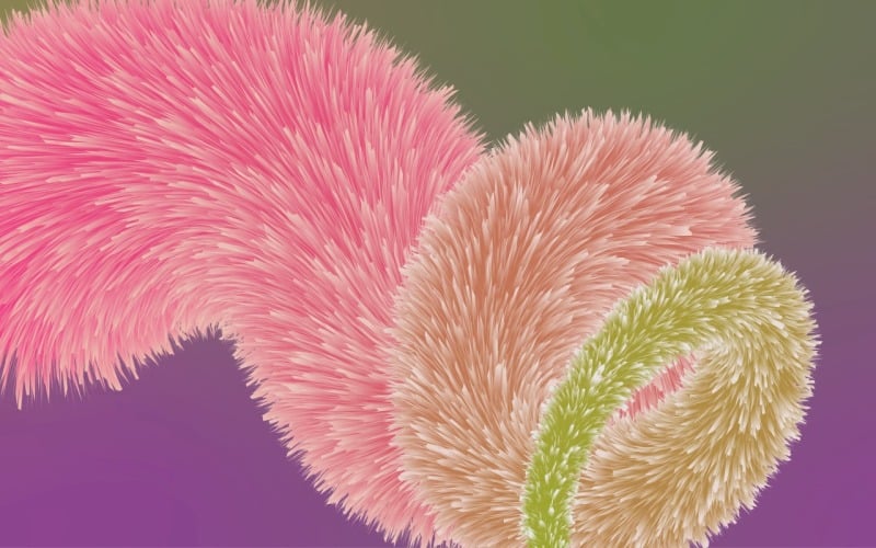 Fur Background Fluffy and soft surface pattern 55