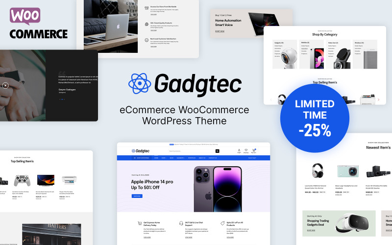 Gadgtec - электроника и мобильная тема WooCommerce
