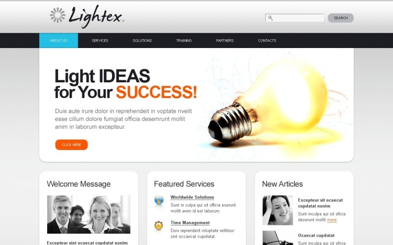 Business & Services Website Template