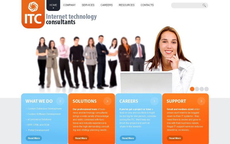 Consulting Website Template