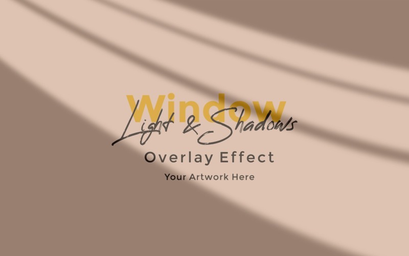 Fenster-Sonnenlicht-Schatten-Overlay-Effekt-Modell 80