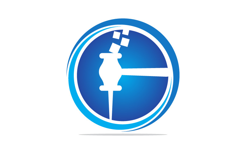Шаблон логотипу глобального онлайн-аукціону Hummer World