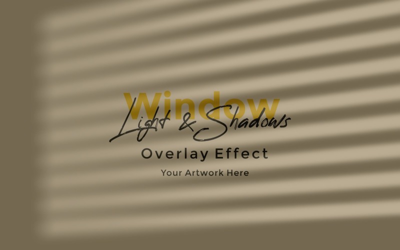 Fenster-Sonnenlicht-Schatten-Overlay-Effekt-Modell 57
