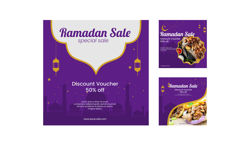 Ramadan Sale szórólap sablon 1