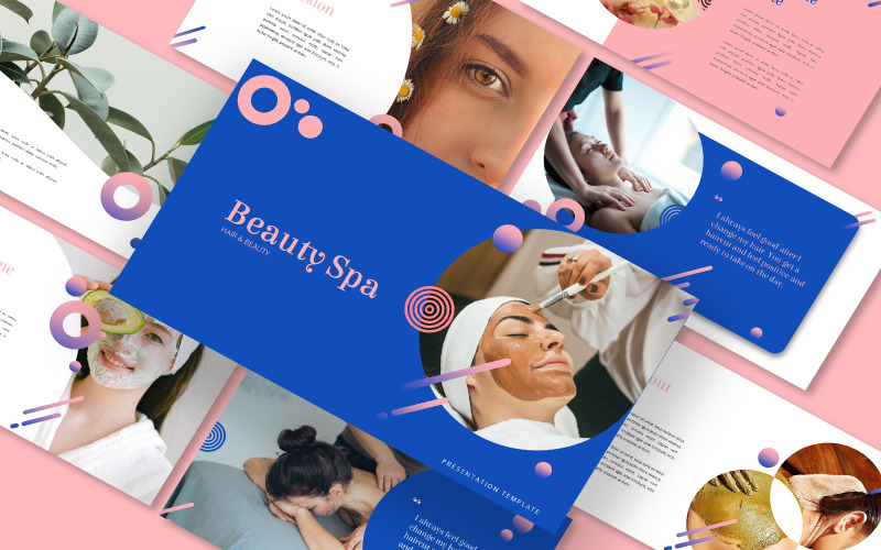 Salon Beauty & Spa Google Slides Template