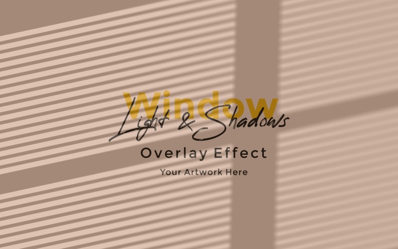 Window Sunlight Shadow Overlay Effect Mockup 200