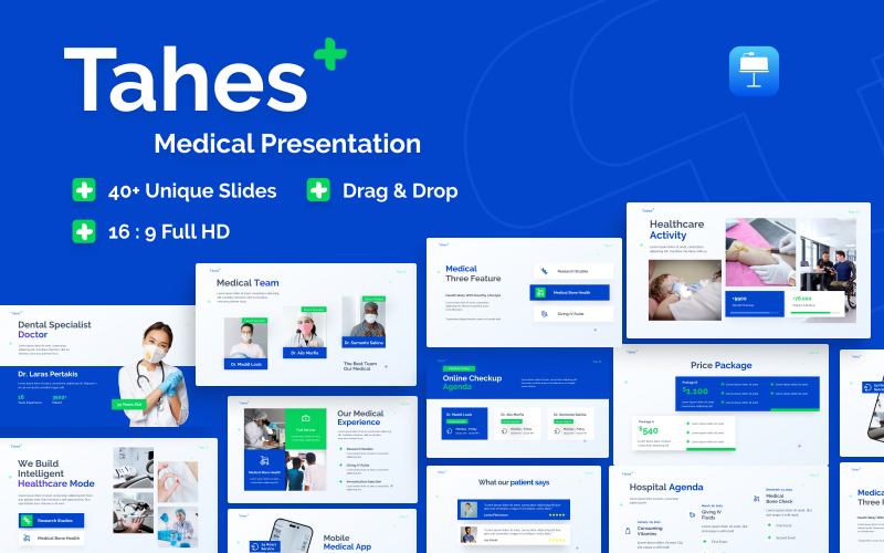 Tahes Medical Keynote-sjabloon
