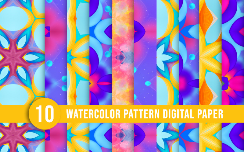 Blomma form mönster dekoration set