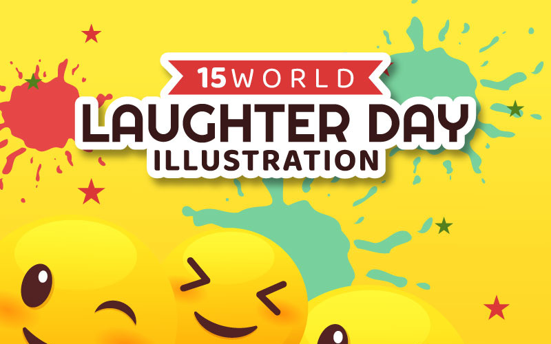 15 Ilustración del Día Mundial de la Risa
