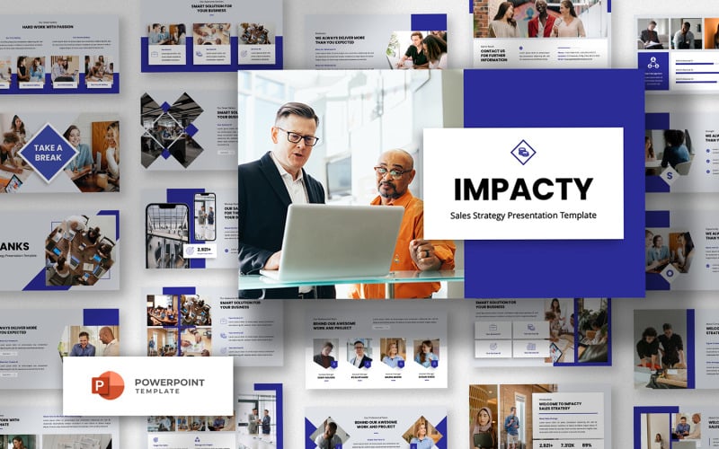 Impacty - Verkaufsmarketing-PowerPoint-Vorlage