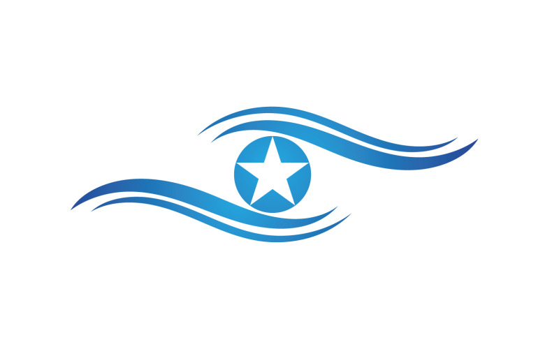 Soins oculaires santé yeux logo vecteur v8