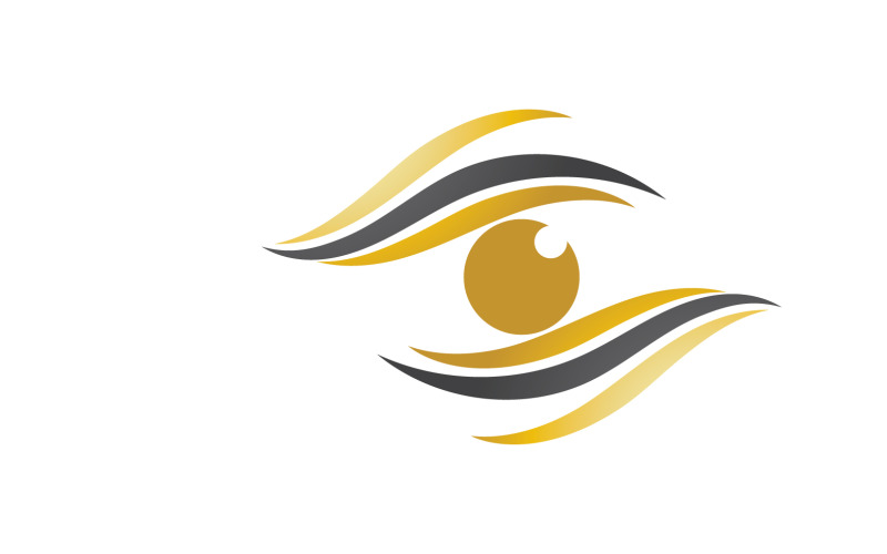 Soins oculaires santé yeux logo vecteur v9