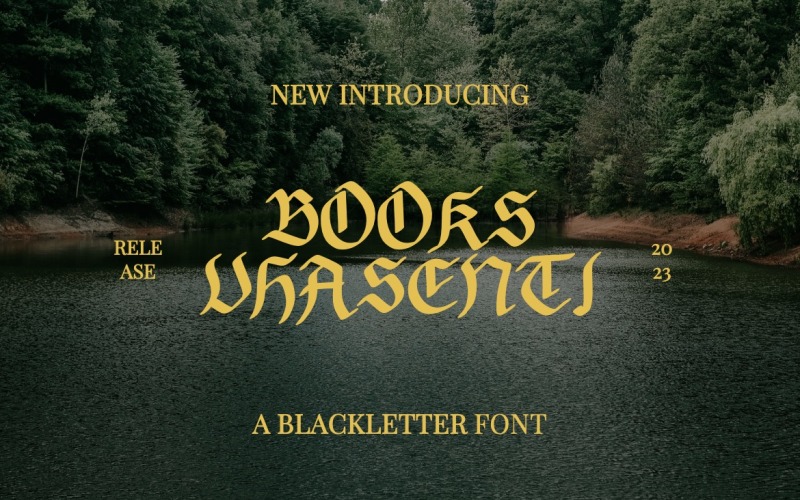 Boeken Vhasenti - Blackletter Font