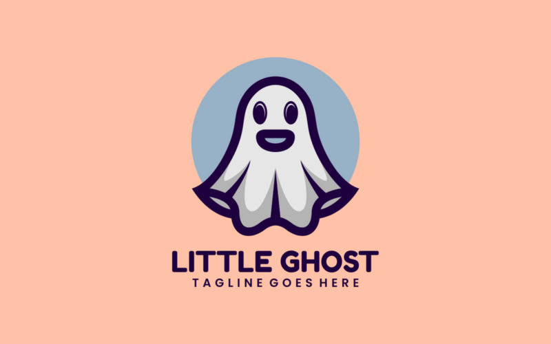 Malý duch kreslené logo