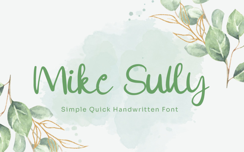 Mike Sully - Fuente manuscrita