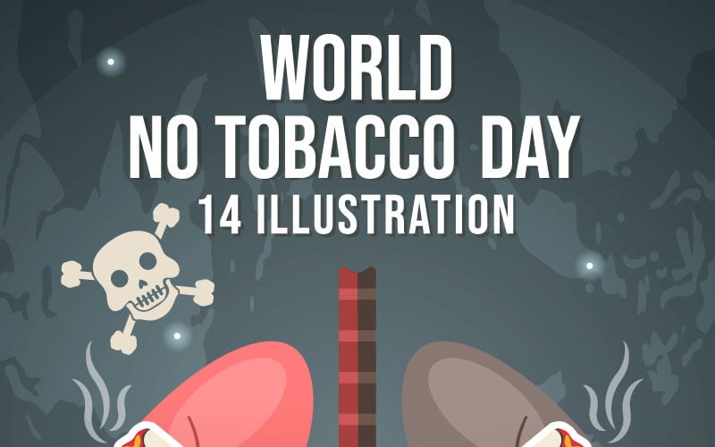 14 A dohányzásmentes világnap illusztrációja