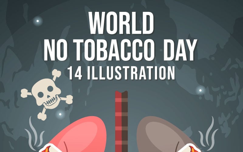 14 Illustration de la Journée mondiale sans tabac