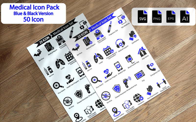 50 Premium Medical Icon Pack