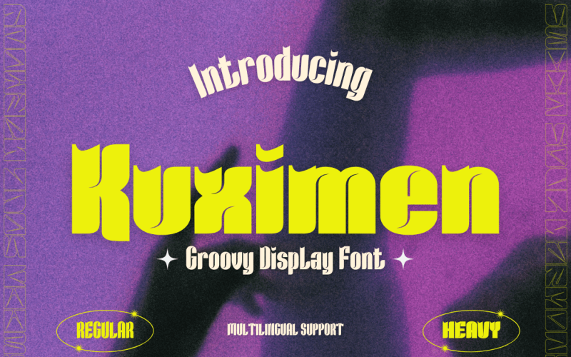 Kuximen | Groovy Retro Font