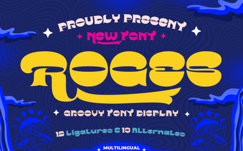 ROGES | Groovy Retro betűtípus