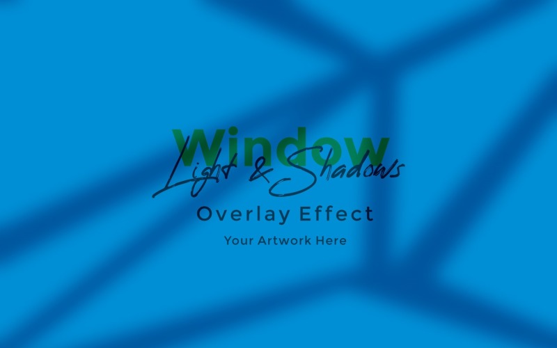 Mockup effetto sovrapposizione ombra luce solare finestra 405