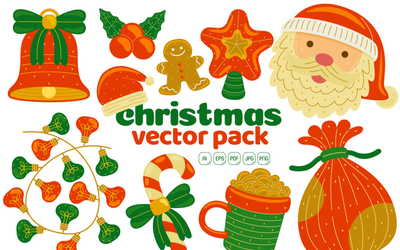 Super Pacote de Vetor de Natal #02