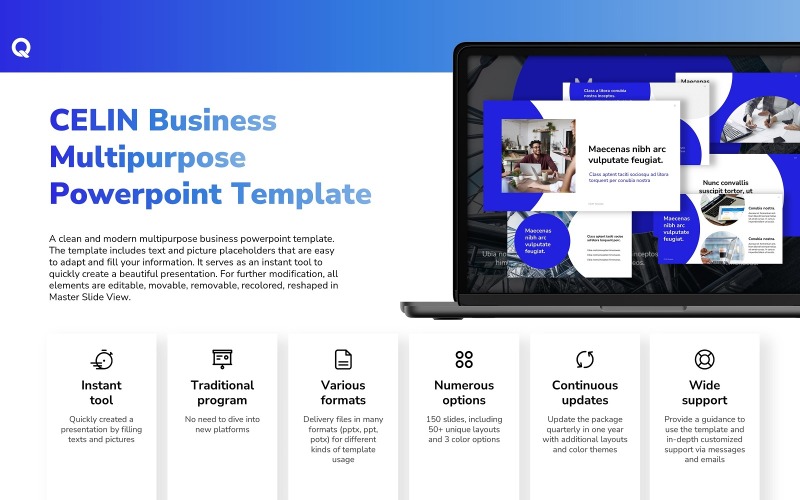 CELIN Business Multipurpose Powerpoint Template