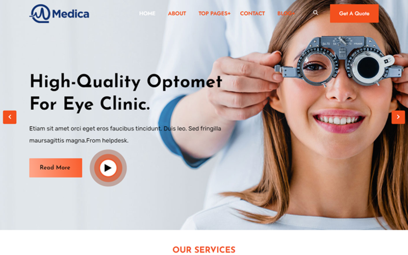 Téma WordPress Tameo Medical and Denist