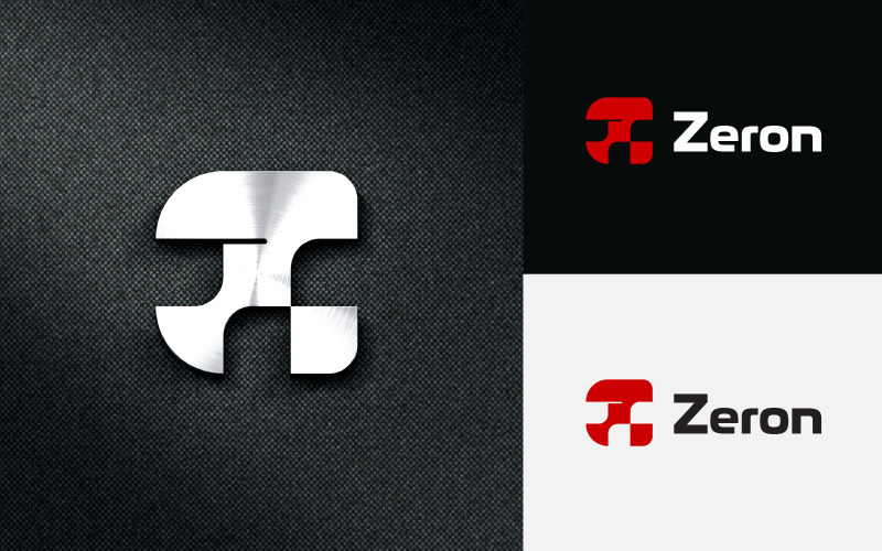 Z Letter Mark Monogram Современный дизайн логотипа