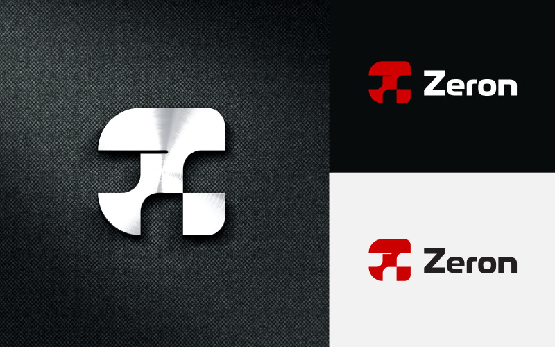 Z 字母标记会标现代标志设计