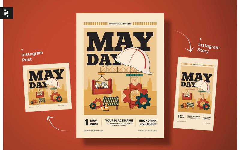 International Workers Day Flyer
